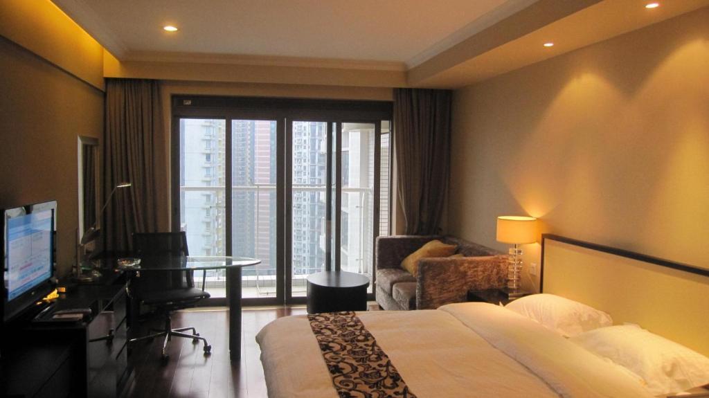 Guangzhou Meiyijia Hotel Apartment - Zhujiang Xinan Branch Quảng Châu Phòng bức ảnh